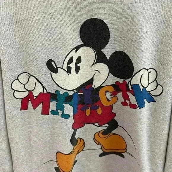 Vintage Disney Mickey Mouse Hoodie Large - Picture 3 of 5